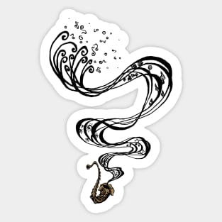 Saxy Plant melody Sticker